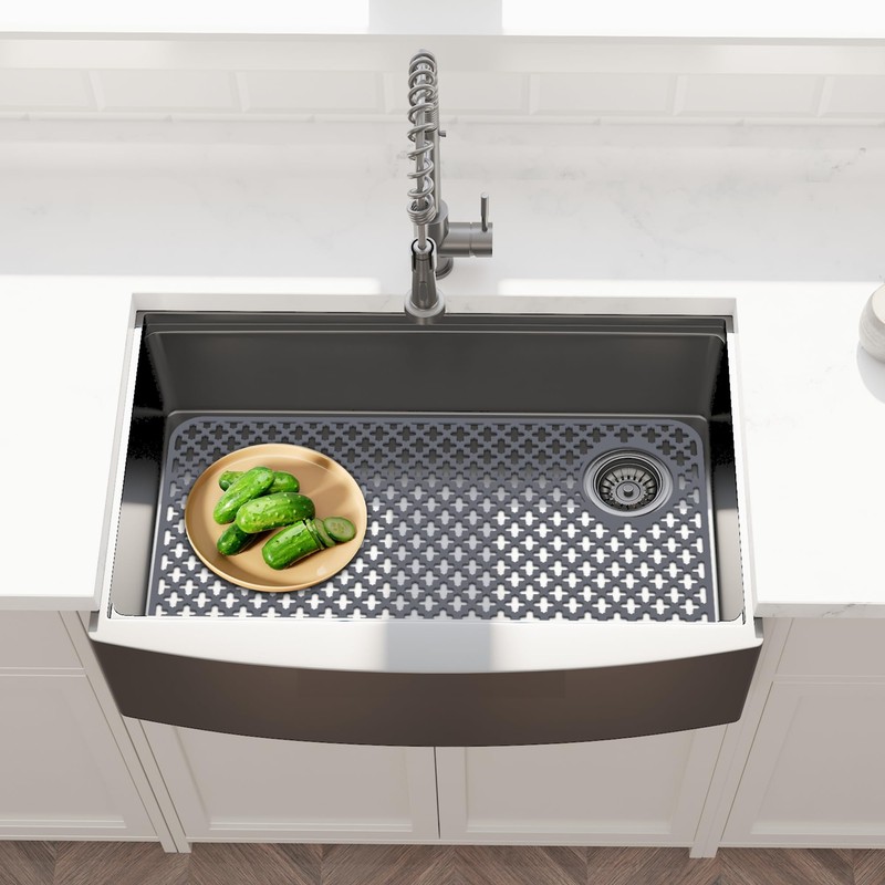 Flytime Silicone Sink Protectors for Kitchen Sink with Right Side