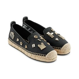 Karl Lagerfeld Paris Cushioned Insole Everyday Michaela Rue Pins-Women's Shoe Platform, Black, 11