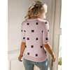 Zeagoo Womens Summer Sweaters Short Sleeve Tops Knit Crewneck Loose