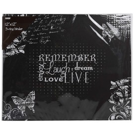 Pioneer Photo Albums T-12CHLK Remember Scrapbook 12 x 12 Inch