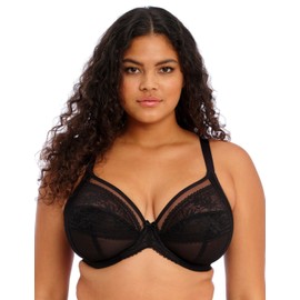 Elomi Women's Plus Size Plunge, Black, 36GG
