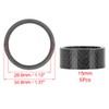 X AUTOHAUX 5pcs Headset Spacer Carbon Fiber Handlebar Stem Spacers