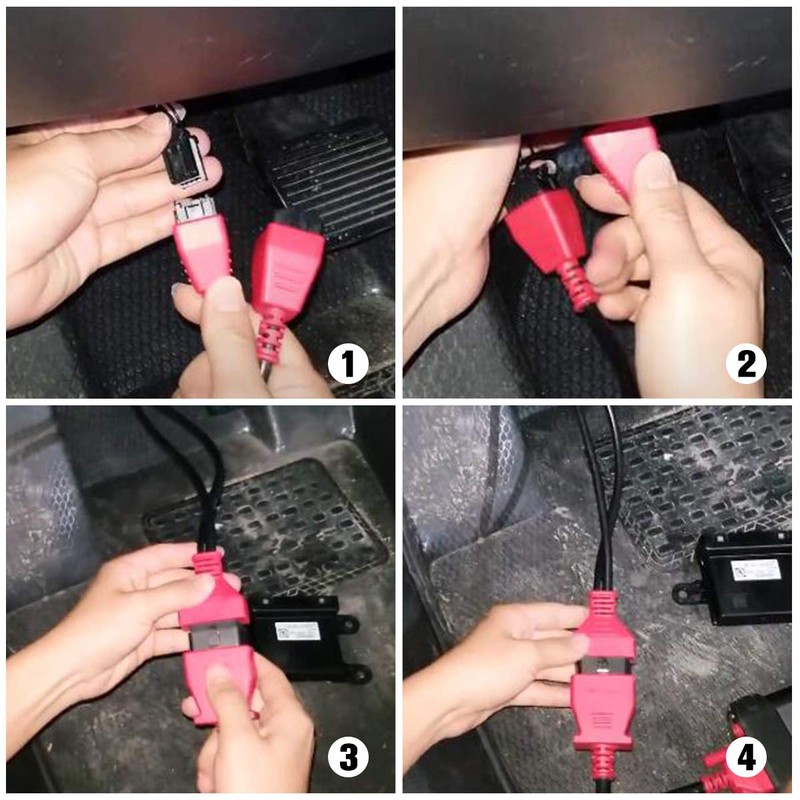 Adaptador de cable compatible con Chrysler 12+8 Cable de programación