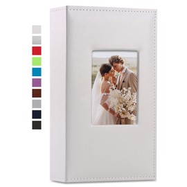 Vienrose Photo Album 4x6 300 Photos Leather Cover Extra Large Capacity Picture Book with Pockets for Wedding Family Anniversary Baby