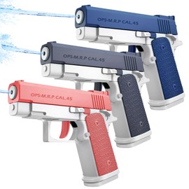 3 Pack Kids Water Guns, Squirt Water Blaster Gun Toy, Outdoor Summer Pool Party and Beach Toys, Mini Water Shooters Gifts for Boys Girls Children