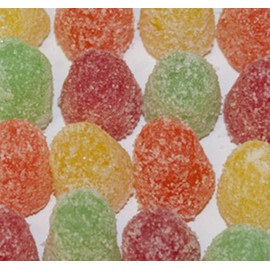 SweetGourmet Assorted Fruit Sour Jelly Drops | Bulk Candy | 2 Pounds