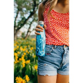 MIRA Stainless Steel Water Bottle Lid | Fits Cola Shaped Water Bottles | Leak Proof Cap (25 oz (750 ml))