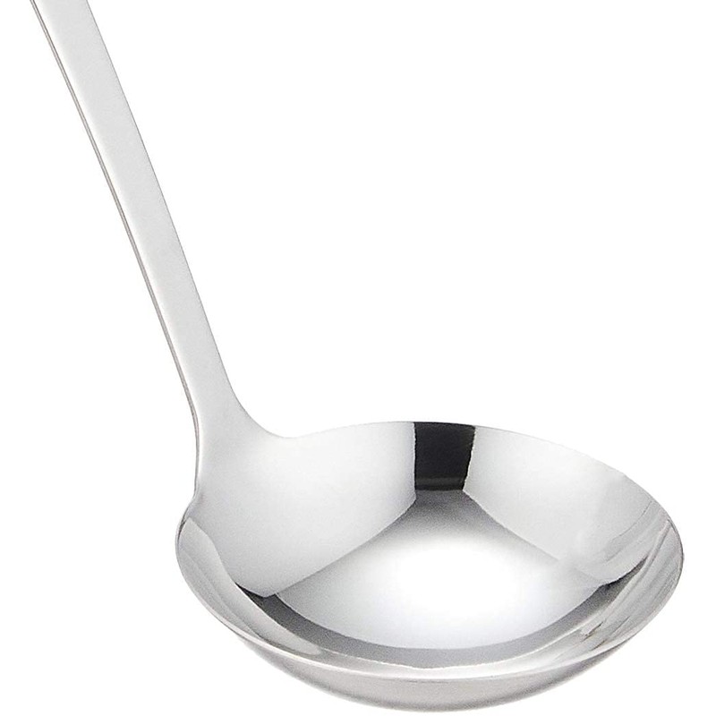 Suncraft WT-01 Ladle, Medium, Made in Japan, Stainless Steel, Woody