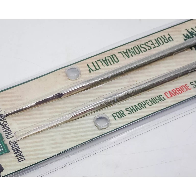 FORESTER 7/32 CARBIDE CHAINSAW DIAMOND SHARPENING FILE 2 PACK