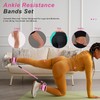 Bandas de Resistencia para Tobillo con Puños|2 Tobilleras para Hacer