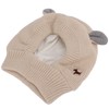 Knitted Rabbits Ear Pet Hat Noise Protection Warm Dog Grooming