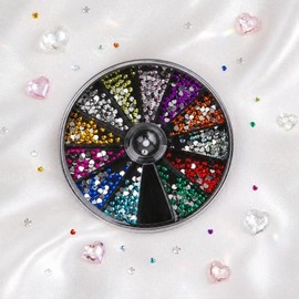 Jamstone Color Mix Mini Heart Cubic Stone Set, 1 Set, Mixed Single Item / 잼스톤 컬러 믹스 미니 하트 큐빅 스톤세트, 1세트, 혼합단품