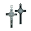 St. Benedict Crucifix with Round St. Benedict Medal Inlay |