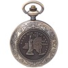 Brújula de Bolsillo Clásica Plegable HURRISE, Aleación de Zinc, para