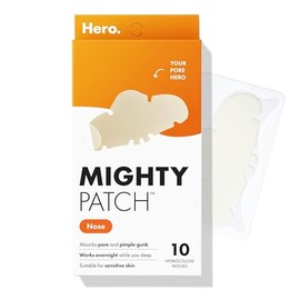 Mighty Patches for nose pores from Hero Cosmetics - XL Hydrocolloid Pimples, Zits and Oil - Dermatologist-Approved Overnight pore Strips to Absorb Acn