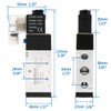 Baomain Pneumatic Solenoid Valve 4V310-10 AC 220V PT 3/8" 2