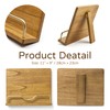 Cookbook Stand Holder for Kitchen Counter Decor - Wooden Recipe