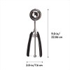 OXO 1044082 Cuchara para Masa, Grande, Acero Inox, 45 ml