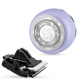 Cayzor Replacement Shaver and Timmer Head Kit for EC20 Bikini Trimmer (Purple)