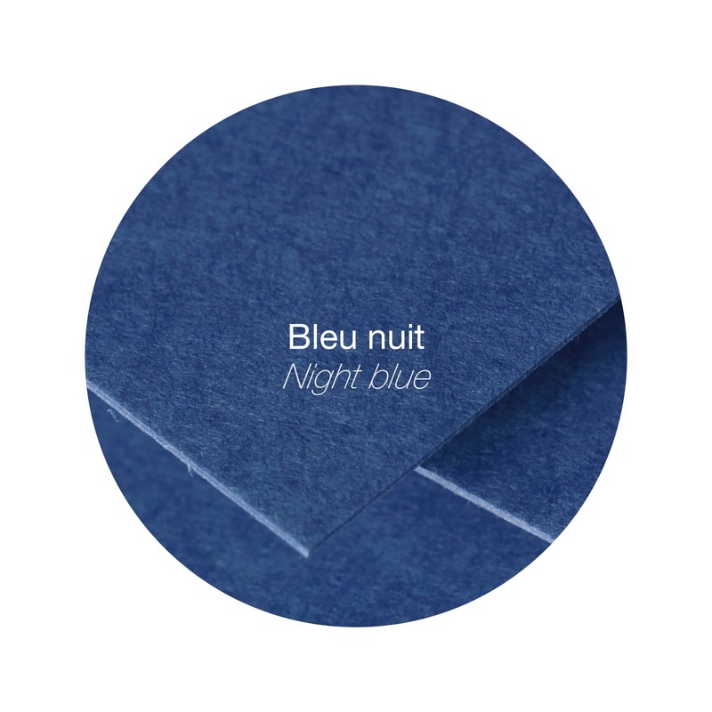 Clairefontaine Pollen Writing Paper, 21 x 29.7 cm, midnight blue