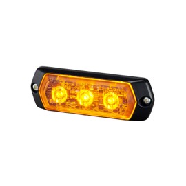 Patlite LPT-1M1-Y Auxiliary Warning Light, DC12-24V, Yellow, 0.5 inch (13.5 mm) Thin