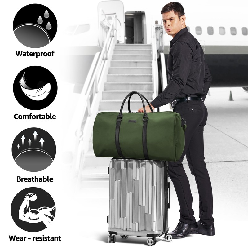 UNIQUEBELLA Carry-on Garment Bag Large Duffel Bag Suit Travel Bag