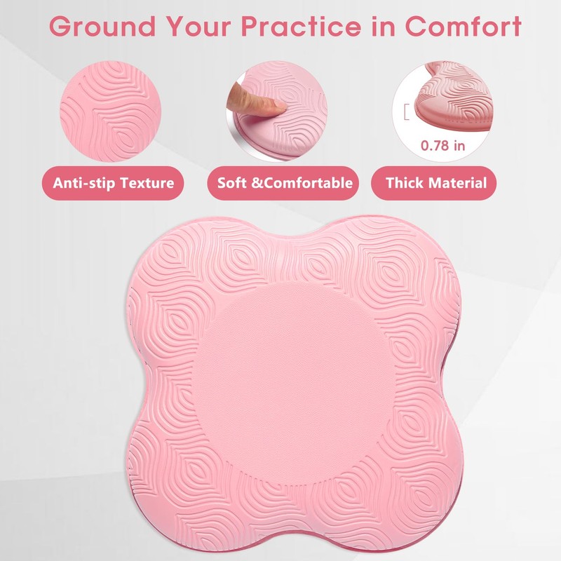 MBHKRRS 2 Pack Yoga Knee Pads Mat Set - Extra