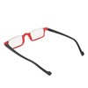 Half Rim Reading Glasses High Definition Spring Hinge Fashionable Rectangular