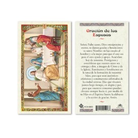 Oracion de los Esposos Espanol Spanish Laminated Prayer Cards Pack of 25 Gift