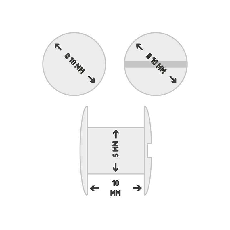 Gobrecht & Ulrich 25 x 10mm Book Binding Screws &