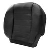 FZJDSD Black Driver & Passenger Side Bottom Leather Replacement Seat