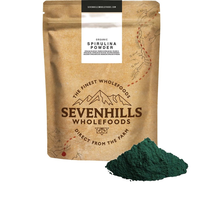Sevenhills Wholefoods Organic Spirulina Powder 1kg