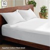 Rehan & Co Cotton Fitted Sheets King Size White 100%