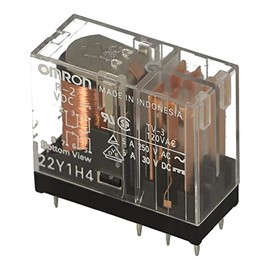G2R2-24VDC | G2R-2 24DC | 379219 | OMRON RELAY, DPDT, NON-LATCHING, PCB STYLE/MOUNT, 24V DC COIL, 5 A,
