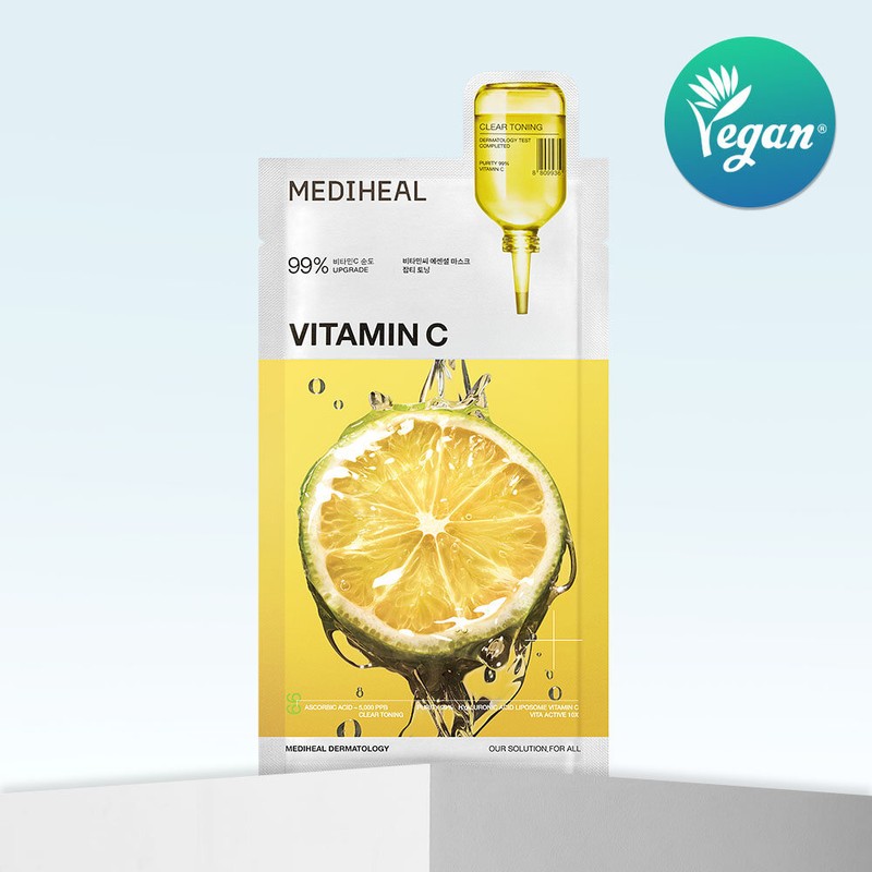 MEDIHEAL Essential Mask Sheet 1ea (7 types) - Hyaluronate Essential