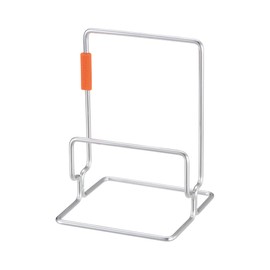 CB Japan Atomico Series Cutting Board Stand, Compatible with Square/Rectangular/Round Cutting Boards, Stainless Steel, Kitchen Storage
