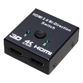 Goods Land 2-Way HDMI Bi-Directional Selector Splitter Switcher 4K Compatible with 2 IN 1 OUT to 1 IN 2 OUT GD-HDMI INOUT
