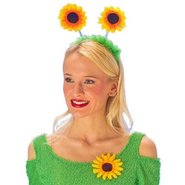 Sunflower Headband for Gardener or Flower Meadow Costume