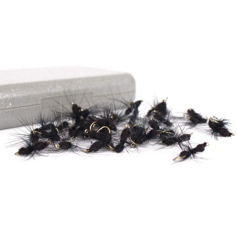 NEWSHOT Fly Fishing Flies, 40 Dry Fly Ant Lures Kit