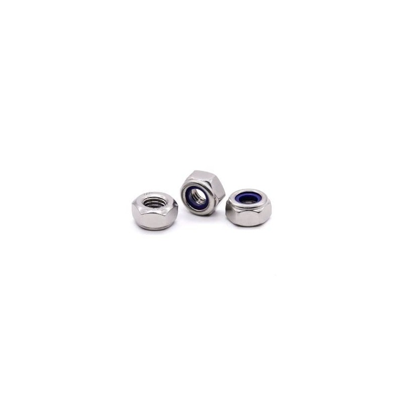 Glvaner M3-0.5 Thread Size (100 pcs) Stainless Steel Hex Locknuts