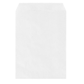 NICOHACU 200 Pack 5x7.5IN White Kraft Paper Bags, Mini Paper Bags, Gift Cards, Gift Candy, Cookies, Donuts, Party Favors, Sandwiches, Jewelry, Snack Bags, Flat Gift Bags, Envelopes,Tableware Bags