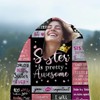 Sister Blanket Sister Gifts for Women,Flannel Sister Throws and Blankets