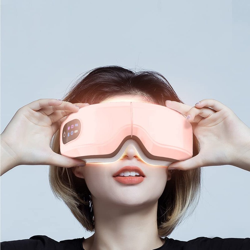 TLINNA Eye Massager with Airbag Kneading,Constant Temperature Hot Compress, Multi-Frequency