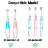 Dada-Tech Kids Electric Toothbrush Replacement Heads for DT-BB1, DT-K6, SG-513,