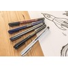 Zebra Pen Zensations Brush Pen, Fine Brush Tip, Black Water-Resistant