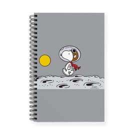 CafePress Space Snoopy Spiral Bound Journal Notebook, Personal Diary, Dot Grid