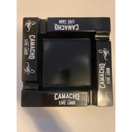 Camacho Live Loud  Cigar Black Ashtray