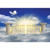 DORCEV 10x8ft Heaven Backdrop Gate of Heaven Paradise Gate Photography
