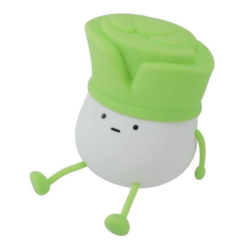 Cute LED Night Light Tap Control Rechargeable 1.5W Decorative Scallion