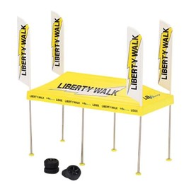 TrueScale Miniatures MINI GT 1/64 Paddock Service LB Racing Tent Set